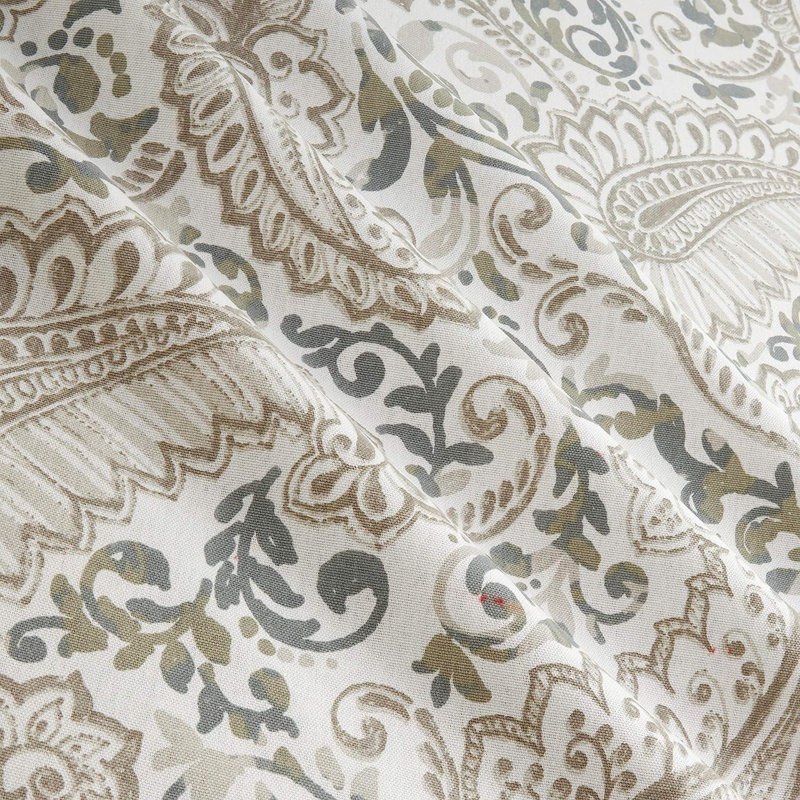 Paire de rideaux semi-transparents 100% coton, L 50 po x L 108 po