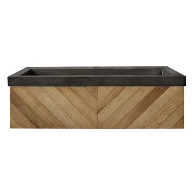 Vintner 36" Wall-Mounted Single Bathroom Vanity Set