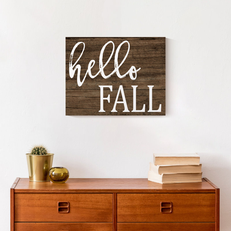 «Hello Fall», reproduction sur toile