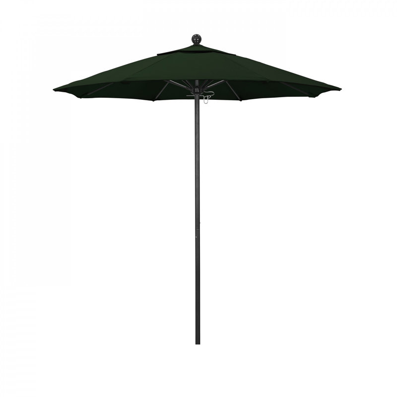 Kylan 90'' Market Umbrella, Pacifica Hunter Green Performance Canvas