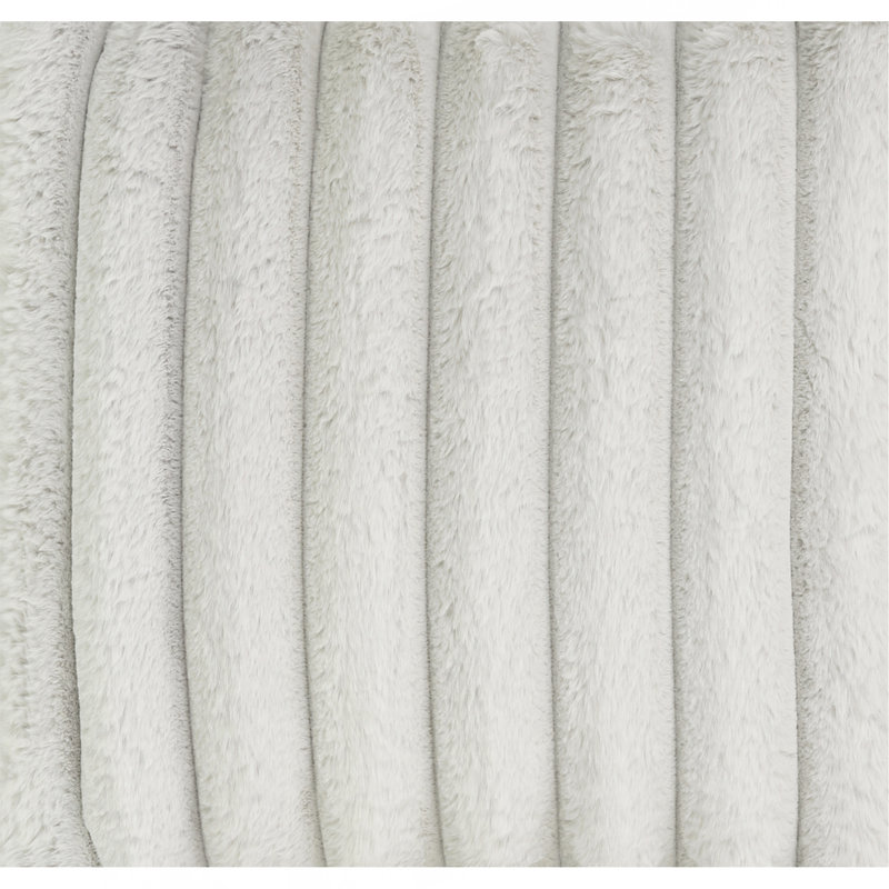 Méridienne 40 po Minky Dove, Polyester gris clair