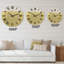 Minimal Compostions géométriques de formes élémentaires XXXII - horloge murale moderne-59913494