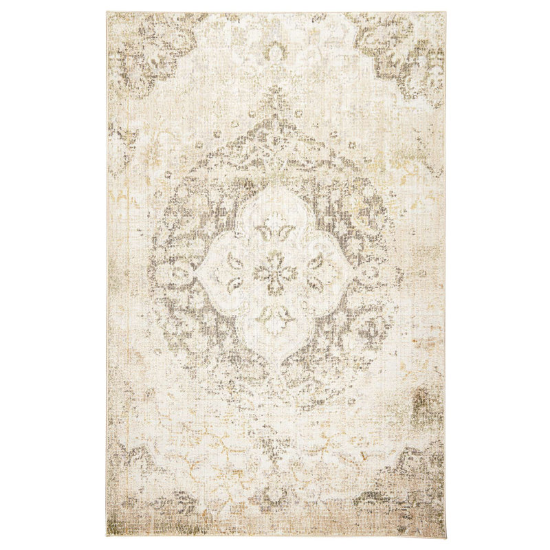 Khamchand Mosaic Area Rug, Rectangle 5'3" x 7'3"