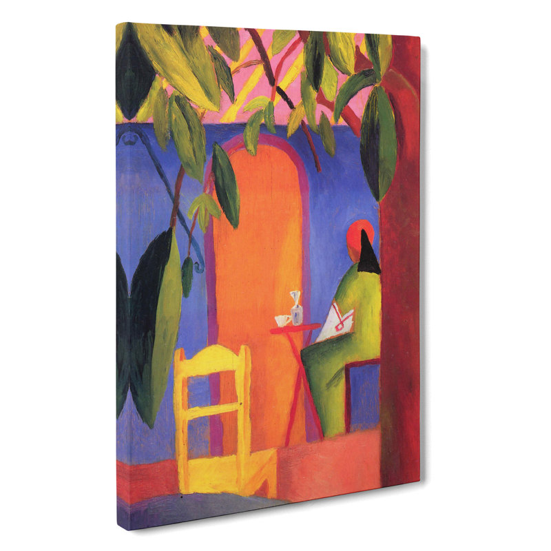 Turkish Cafe by August Macke - Wrapped Canvas, 76cm H x 50cm W x 3cm D