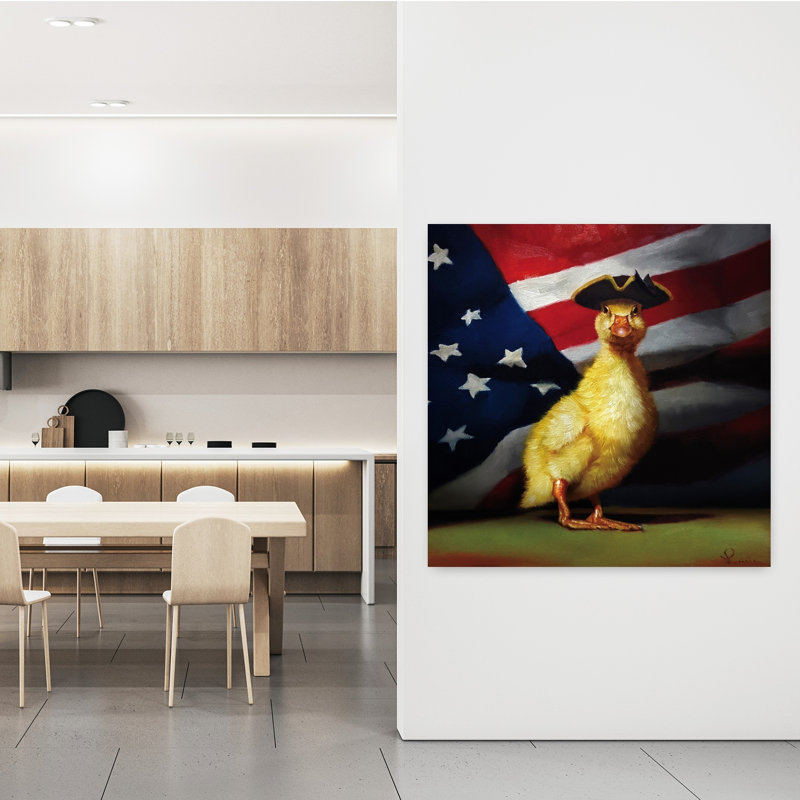 «The Patriot Contemporary Duck», art urbain, H 48 po x l 48 po