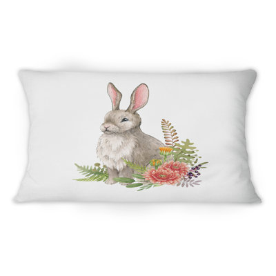Floral Throw Pillow
