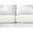 Ritter Modular White Sofa Faux Leather-147430090