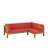 Suvada 58.25" Wide Outdoor L-Shaped Patio Sectional with Cushions-2077683040-2077683042-2067356992