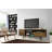 Liberty 71" Mid-Century Modern TV Stand with 4 Shelves and 1 Drawer for TVs up to 65" in Rustic Brown-178335515