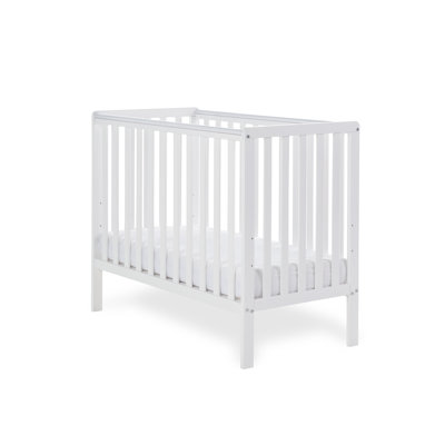 Bantam Space Saver Cot Under Drawer Cot Top Changer & Fibre Mattress - White