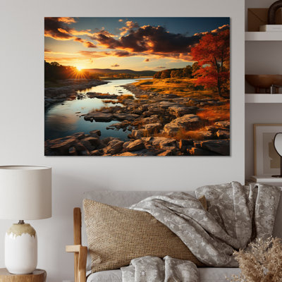 " Yellow Orange Missouri Landscape "