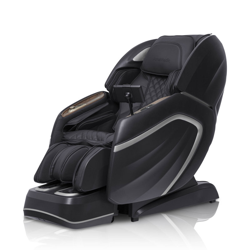 Hilux 4D Massage Chair, Black Faux Leather