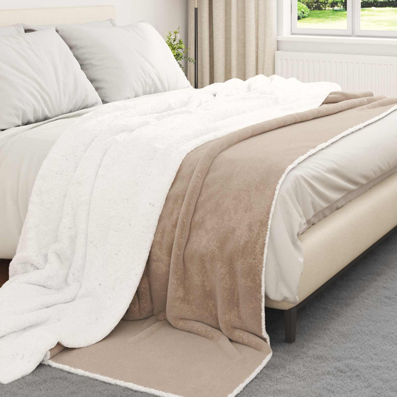 5.3-32 Throw Blanket, Camel, 240cm x 220cm