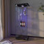 Vitrine en verre avec lumières DEL
