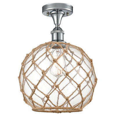 Brianna Glass Semi Flush Mount