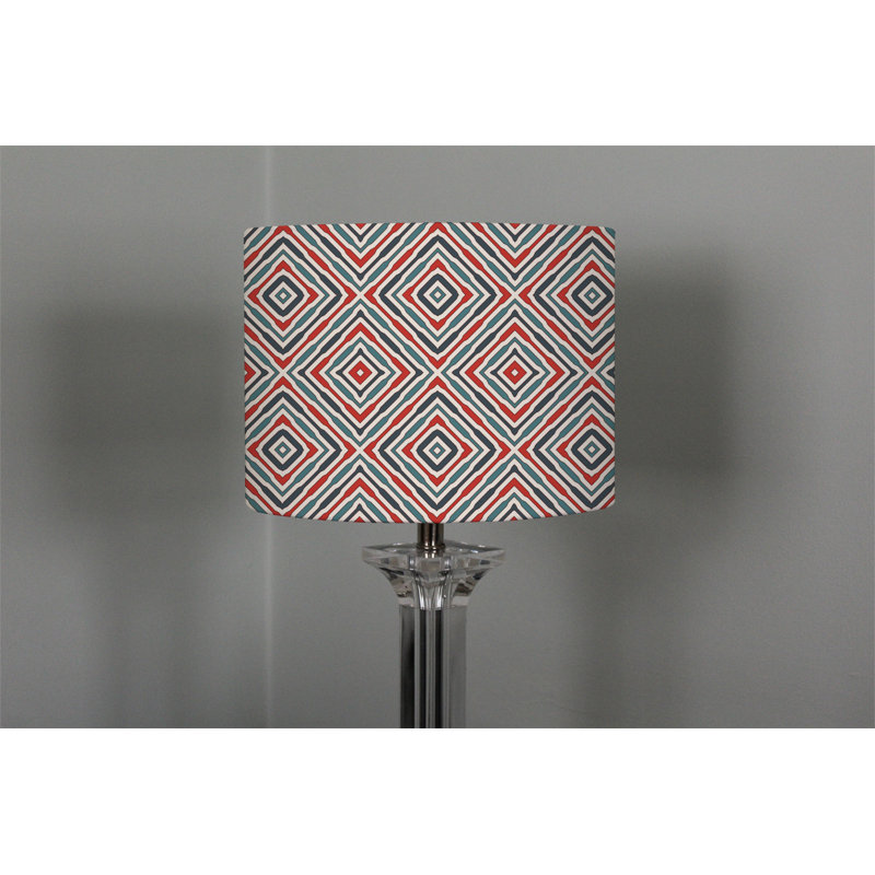 Cotton Drum Lamp Shade ( Uno ), 22cm H x 25cm W x 25cm D