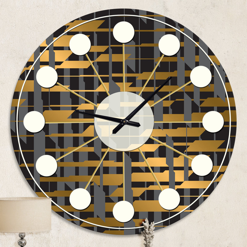 Horloge murale Mid-Century, Moyenne