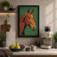 Proud Horse in Profile Retro - Wrapped Canvas-1555406066-1555399429