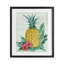 Bora Bora, reproduction d'ananas encadrée sous verre, design par Paul Brent-369529298-369529134