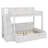 Full Over Twin Bunk Bed With Built-In Storage Staircase, Trundle Bed, Storage Compartments, LED & USB Connectivity-998261335