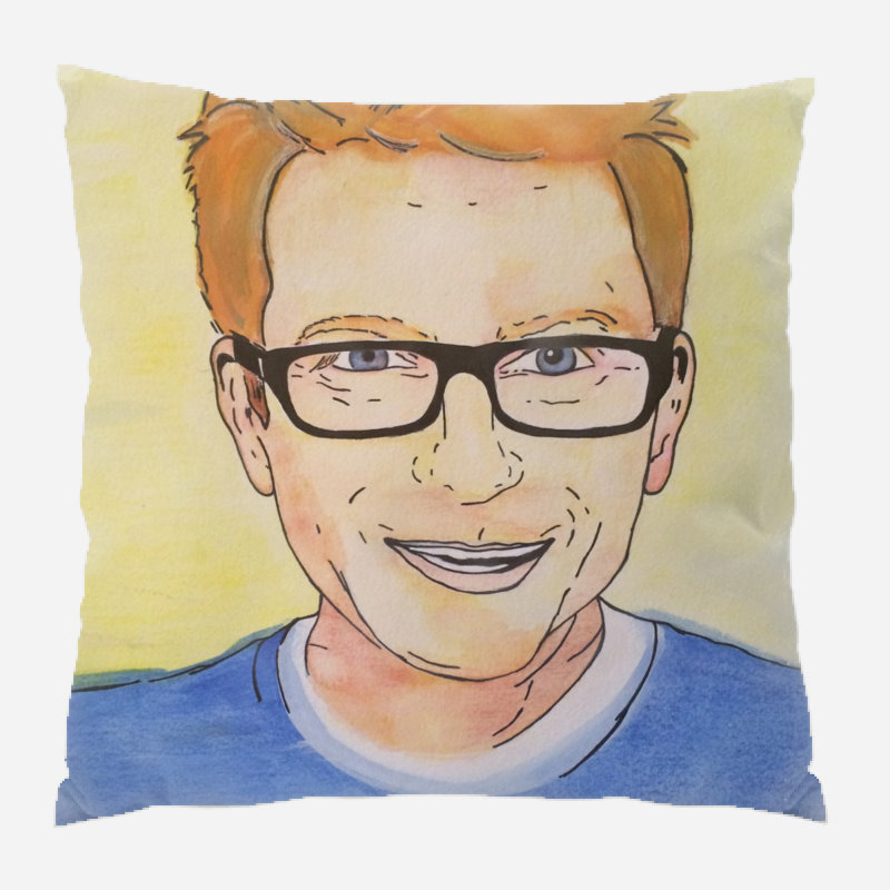 Coussin Mancini, Micro suède, Intérieur