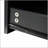 Multi-functional Square 360°Rotating Coffee Table with 2 Drawers, High Gloss 2-Tier Centre Table