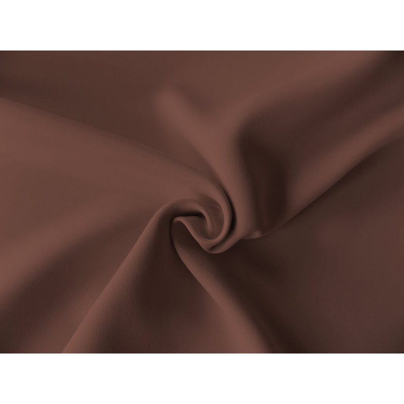 Polyester Blackout Grommet / Eyelet Curtain Panel, 142cm Width x 395cm Drop, Brown