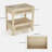 Fernwood Rattan Nightstand with Double Drawer