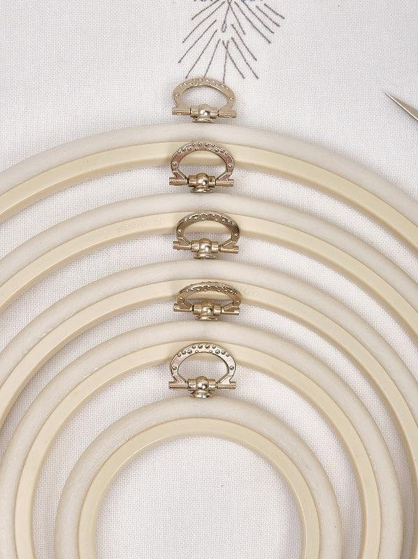 Cercle rond Flexi Hoop nurge 230-2 blanc, Blanc