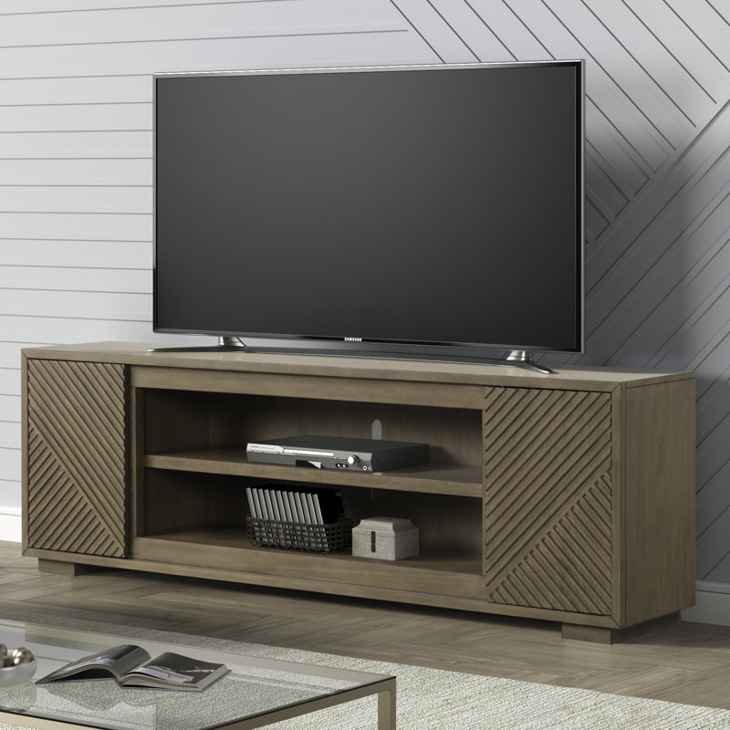 84 Inch TV Console W/ Firebox
