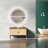 Airalyn LED Round Bathroom Mirror: Adjustable Brightness, Anti-Fog Feature, and Color Temperature Range of 3000K to 6400K for Perfect Illumination-1175262500