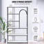 Metal Frame Bookcase, Open Bookshelf with an Anti-tipping Fitting