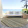 Machine Washable Indoor/Outdoor Claudian ACN1625 Chocolate Rug