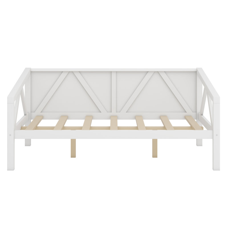 Daybed, Wood Slat Support, White