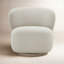 Fauteuil demi-tonneau pivotant Avalene Nanni-93494368