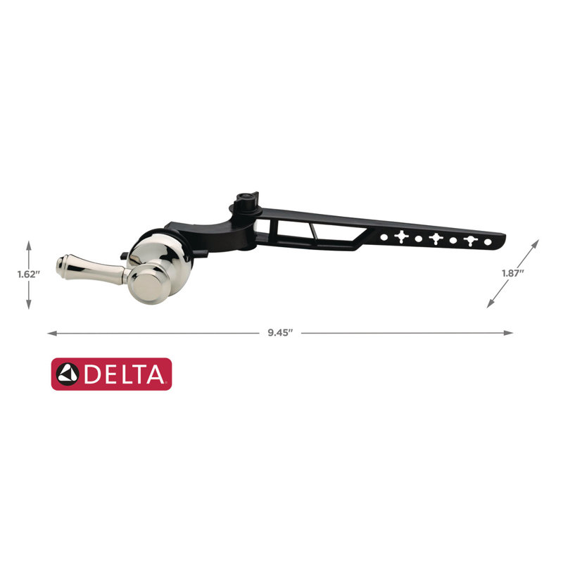 Cassidy Standard Tank Lever, Brilliance Polished Nickel