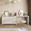 Coiffeuse avec miroir lumineux, 6 tiroirs