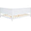 Lit de jour blanc de taille double / avec construction solide - lit classique de style Mid-Century moderne en bois élégant-839589919