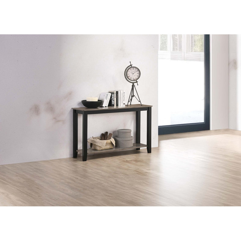 Modern Two Tone Finish 1Pc Console Table