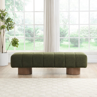 Reign Modern PU Upholstered Dining Bench