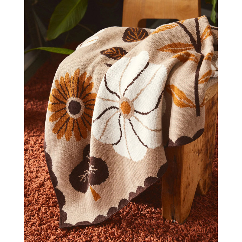 Petals Throw Blanket, Afternoon Sun