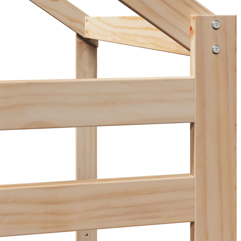 Fedler Bunk Bed Accessories, 113cm H x 198cm L x 87cm W, Brown