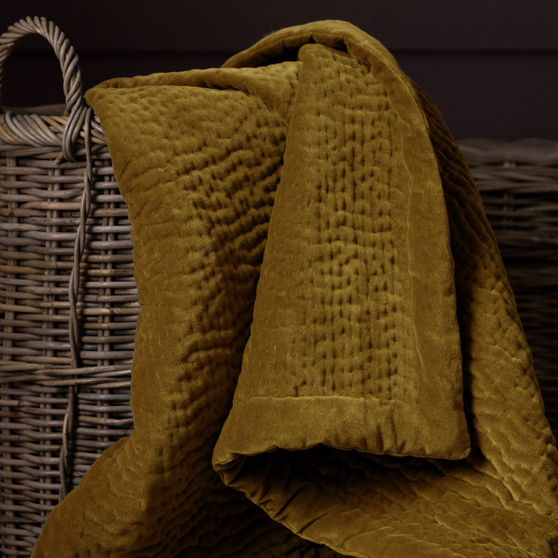Haze Quilted Throw Blanket, Multicolour