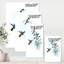 Colibri rétro IV - peinture sur toile-59814454-59814455