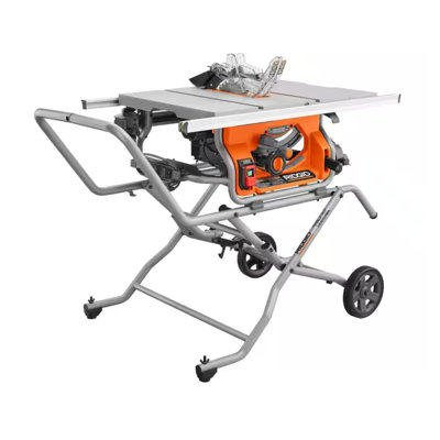Scie de table portative 15 ampères 15 po avec support