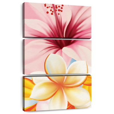 Hibiscus et fleurs de plumeria Harnek