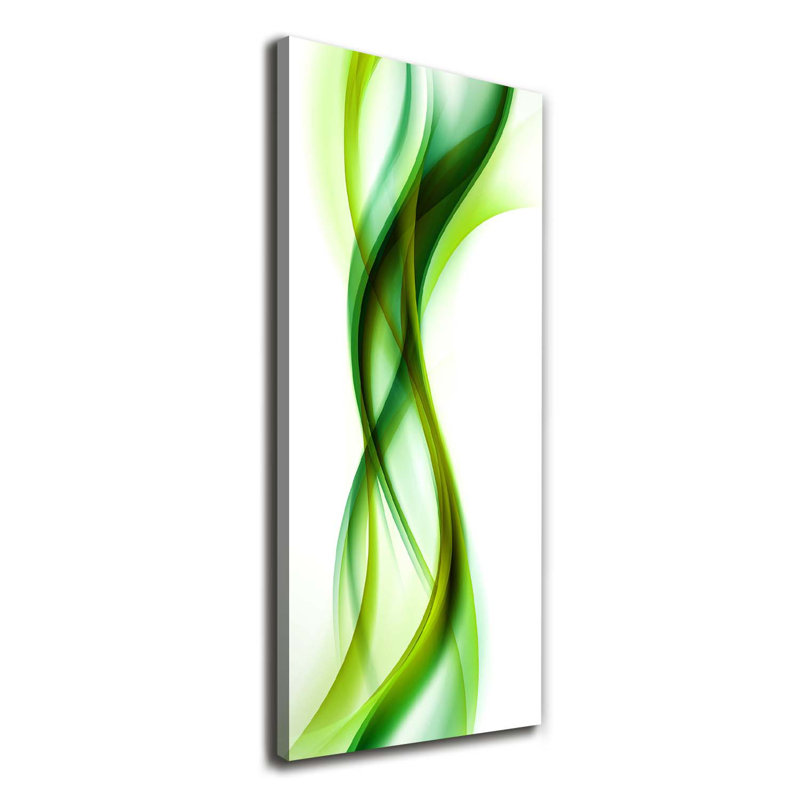 Waves Abstraction - Wrapped Canvas Print