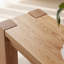 Banc en bois massif Burlywood