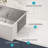 Durable Stainless Steel Apron Front Workstation Kitchen Sink with Integrated Ledges for Efficient Meal Preparation and Cleanup