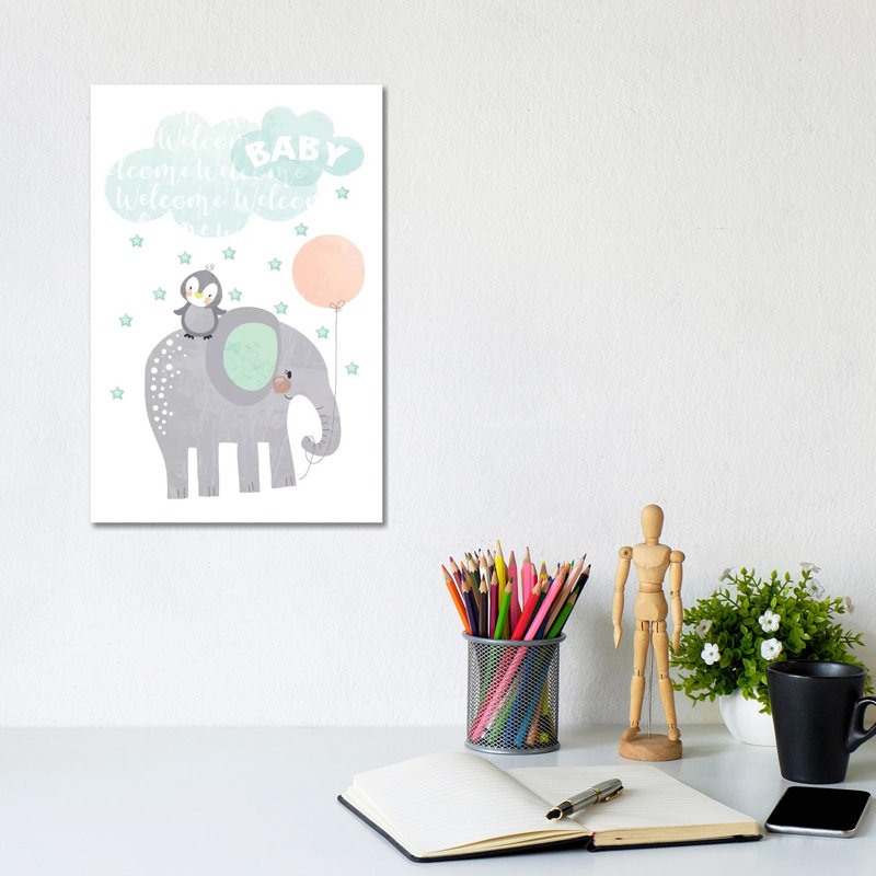 Baby Adventure II by Jennifer Ellory - Wrapped Canvas Gallery-Wrapped Canvas Giclée, 30.48cm H x 20.32cm W
